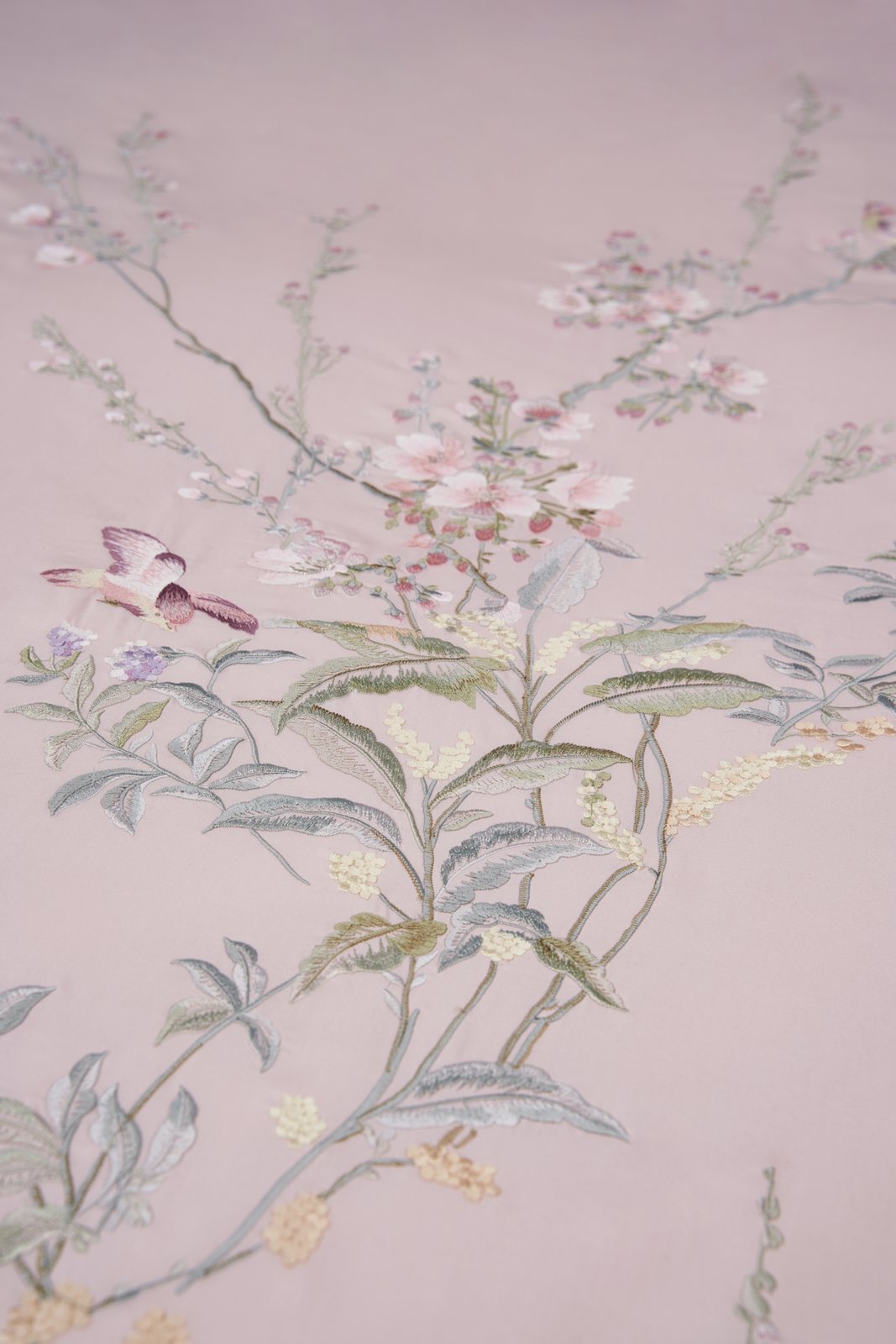 Hand-push embroidery detail