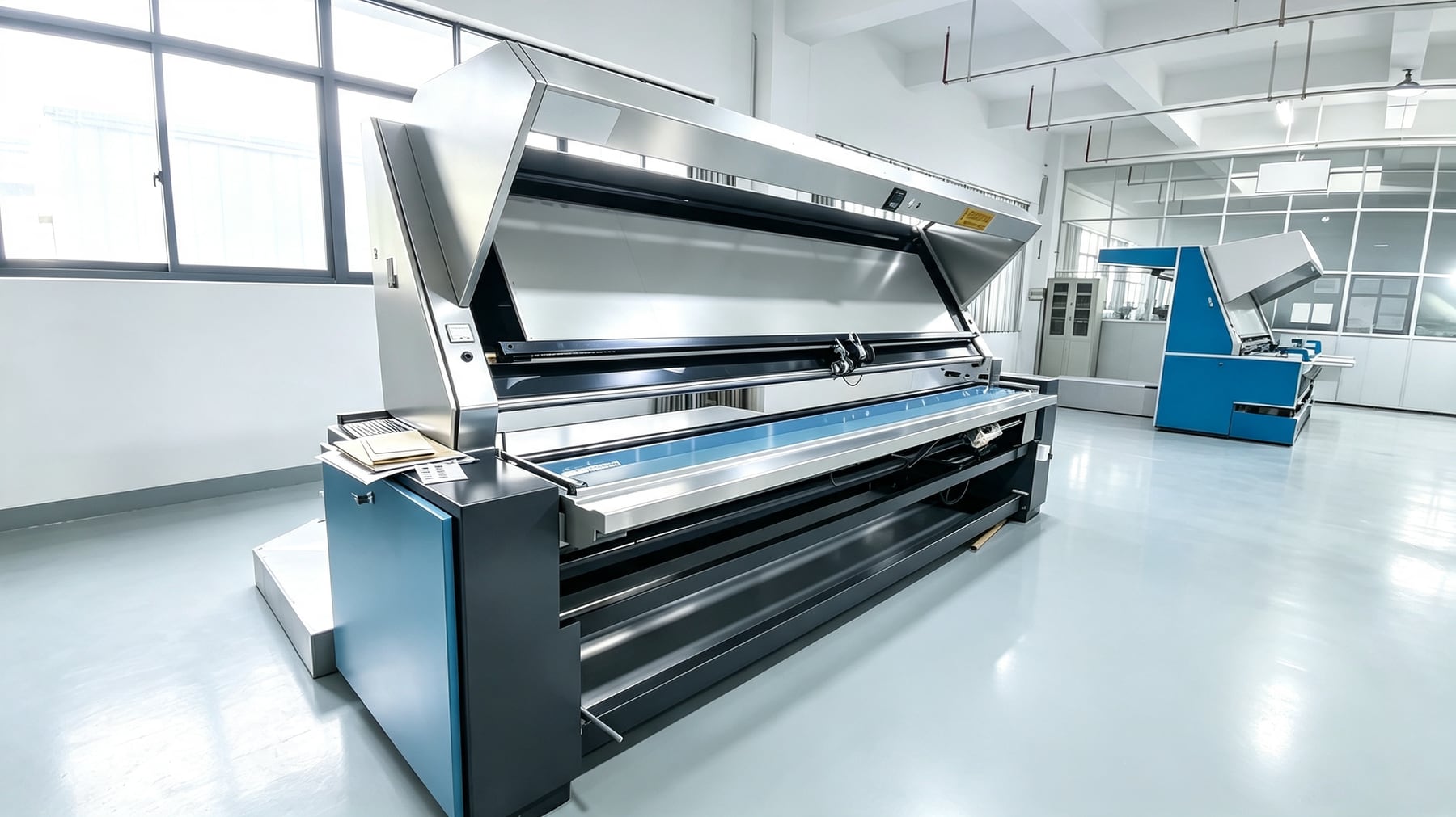 Clean modern laboratory machinery